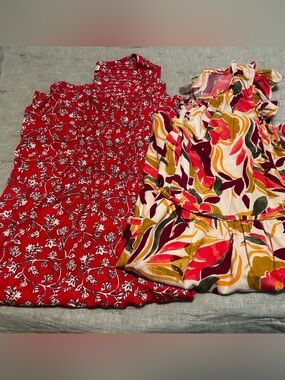 Lot of 2 Size 1X Women’s Dresses